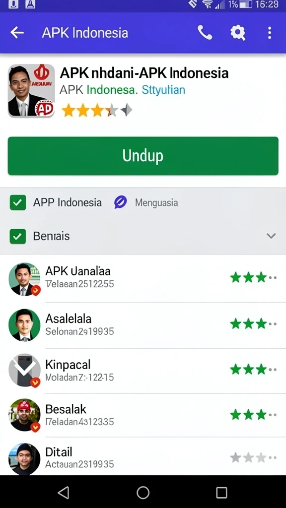Cuplikan layar aplikasi Update Aplikasi v07 ke Versi Terbaru