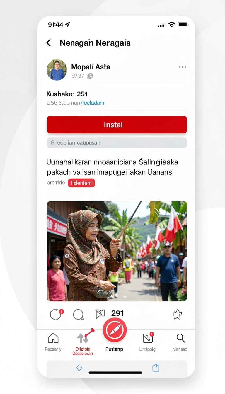Cuplikan layar aplikasi Panduan Instalasi Aplikasi to288 di Android
