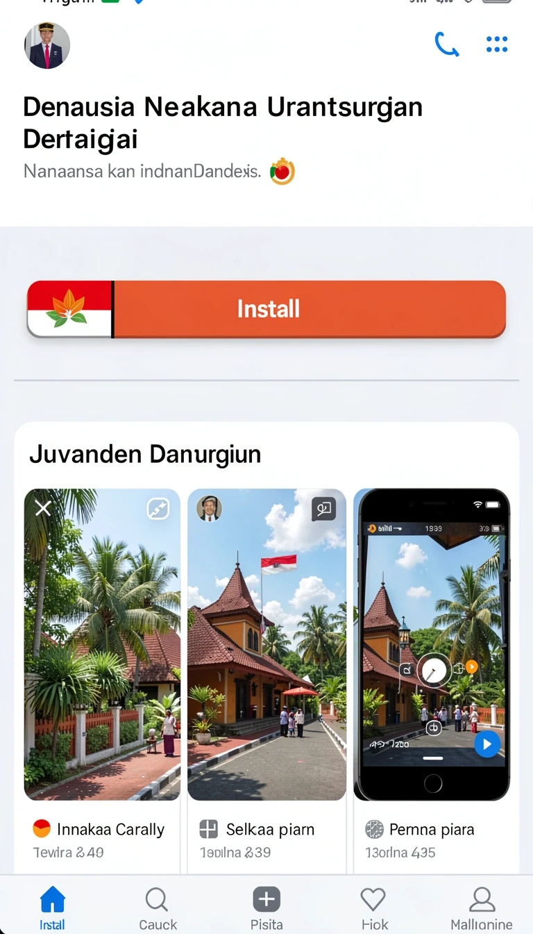 Tampilan Review Aplikasi green