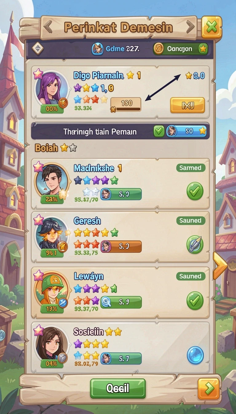 Tampilan Review Aplikasi star